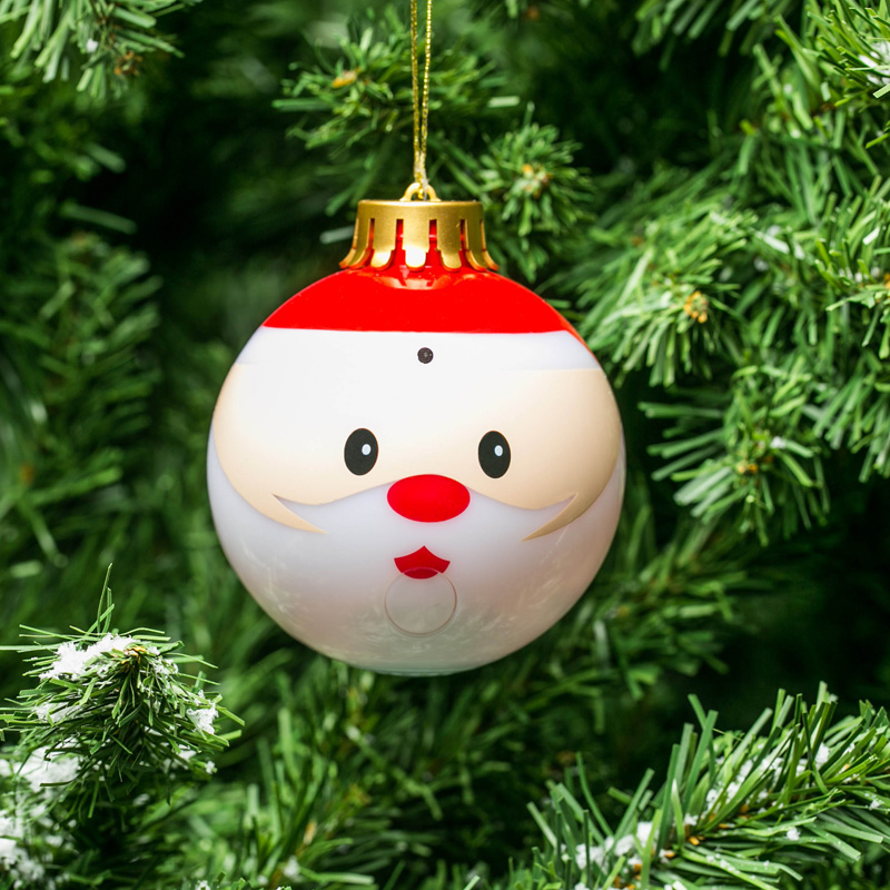 santa singing bauble buy from prezzybox com santa singing bauble buy from prezzybox com